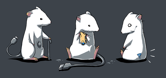 Ratones pequ